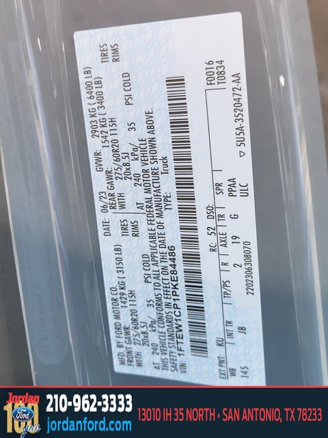 Used Car 2023 Ford F-150  Xl For Sale Under $35,000 In San Antonio, Texas