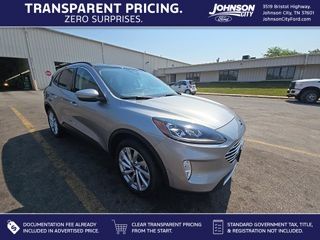 Iconic Silver Metallic 2022 Ford Escape SUV / Crossover All-Wheel Drive 8-Speed Automatic