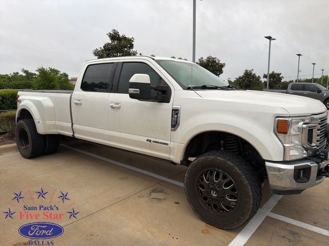 White Metallic 2020 Ford F-350 Super Duty Lariat Crew Cab LB DRW 4WD Pickup Truck Four-Wheel Drive Automatic