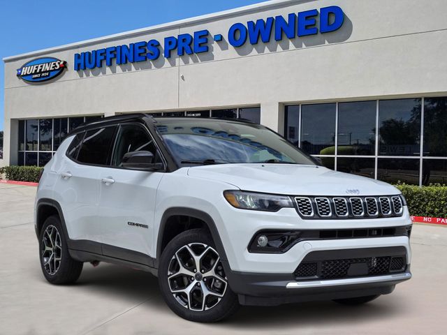 Bright White Clearcoat 2025 Jeep Compass Limited 4WD SUV / Crossover Four-Wheel Drive 8-Speed Automatic
