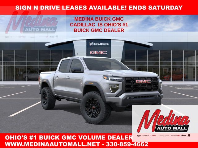 Sterling Metallic 2026 GMC Canyon Elevation Crew Cab 4WD Pickup Truck Four-Wheel Drive 8-Speed Automatic