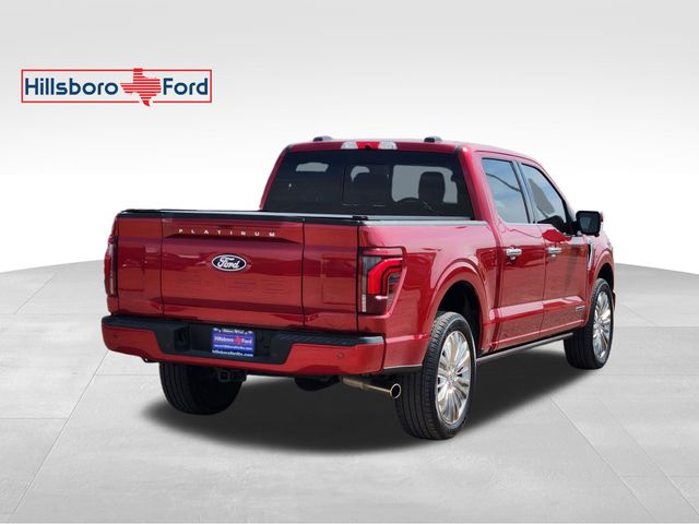 2024 Rapid Red Metallic Tinted Clearcoat Ford F-150 Platinum 4X4 Truck
