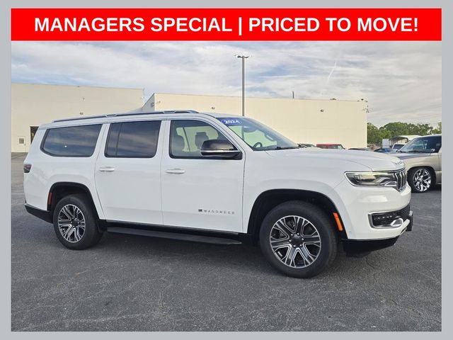 Bright White Clearcoat 2024 Jeep Wagoneer L Series II RWD SUV / Crossover 4X2 8-Speed Automatic