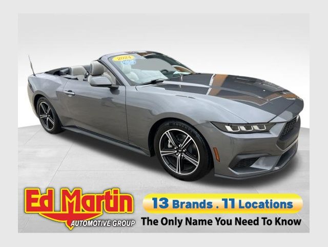 Dark Matter Gray Metallic 2024 Ford Mustang Convertible Rear-Wheel Drive Automatic