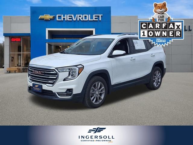 Summit White 2024 GMC Terrain SLT AWD SUV / Crossover All-Wheel Drive 9-Speed Automatic