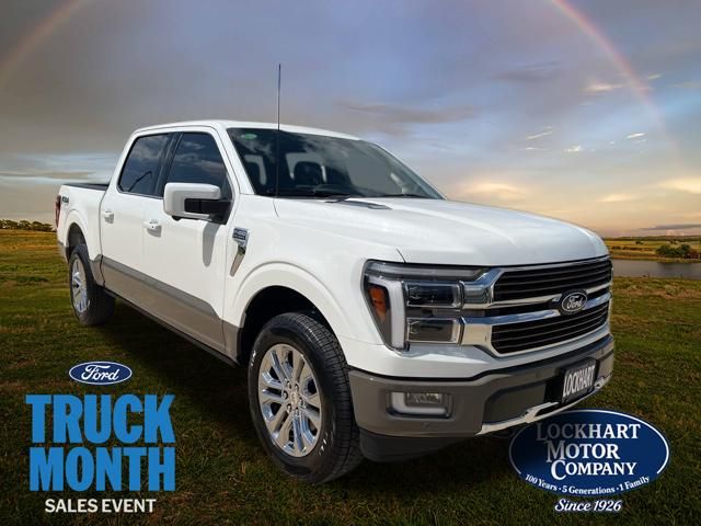 Star White Metallic Tri-Coat 2025 Ford F-150 King Ranch SuperCrew 4WD Pickup Truck Four-Wheel Drive Automatic