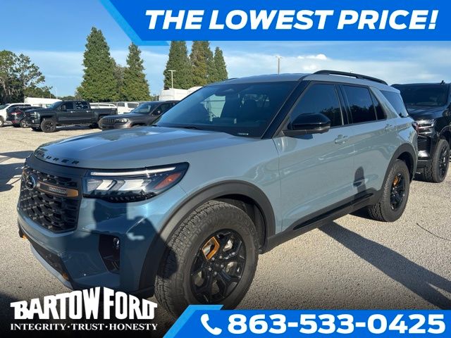 Vapor Blue 2026 Ford Explorer SUV / Crossover All-Wheel Drive Automatic
