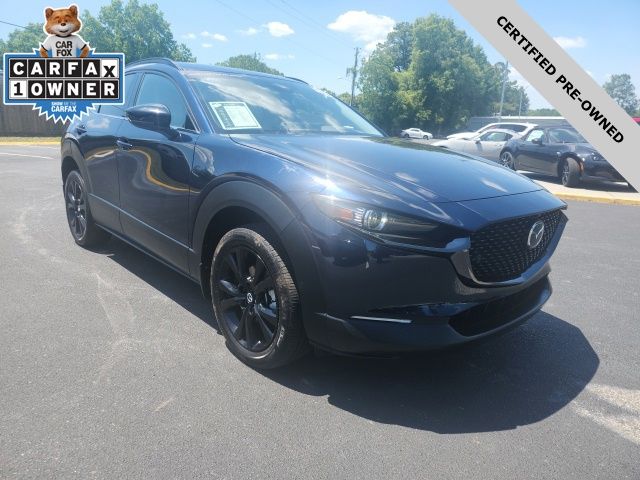 2025 Mazda CX-30 2.5 Turbo Premium Plus Package Blue at Matthews Motors of Wilmington