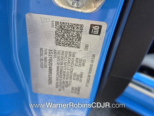 Used 2021 Blue Chevrolet Stingray image 15