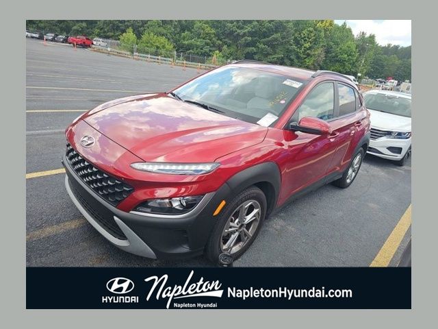 Ultimate Red 2023 Hyundai Kona SUV / Crossover Front-Wheel Drive Continuously Variable Transmission