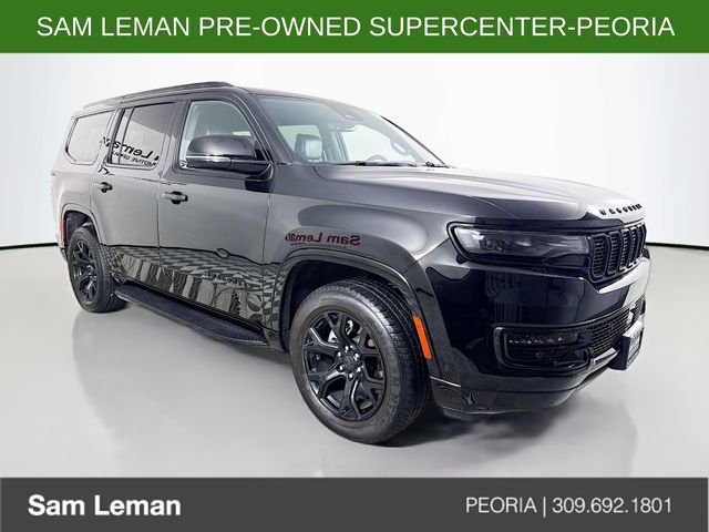 Diamond Black Crystal Pearlcoat 2025 Jeep Wagoneer Series II 4WD SUV / Crossover Four-Wheel Drive 8-Speed Automatic