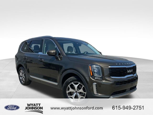 Dark Moss 2022 Kia Telluride EX FWD SUV / Crossover Front-Wheel Drive 8-Speed Automatic