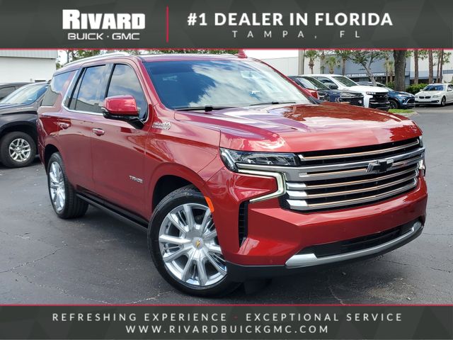 Radiant Red 2024 Chevrolet Tahoe High Country 4WD SUV / Crossover Four-Wheel Drive