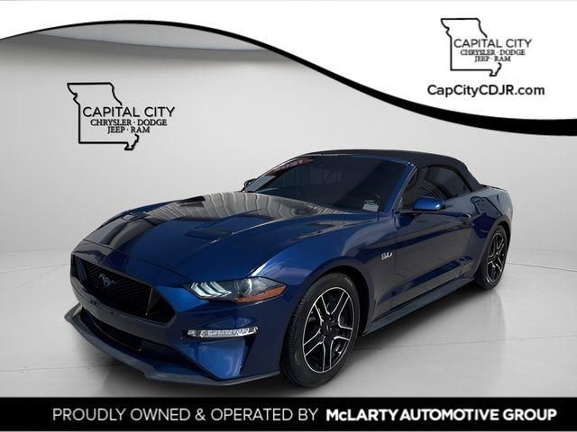 Gray Metallic 2021 Ford Mustang GT Premium Convertible RWD Convertible Rear-Wheel Drive Automatic