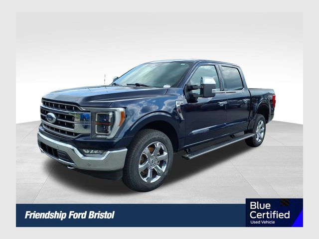 Blue Metallic 2023 Ford F-150 Pickup Truck Four-Wheel Drive Automatic