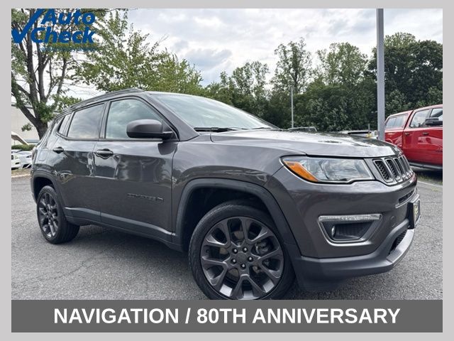 Gray (Granite Crystal Metallic Clearcoat) 2021 Jeep Compass SUV / Crossover Four-Wheel Drive 9-Speed Automatic