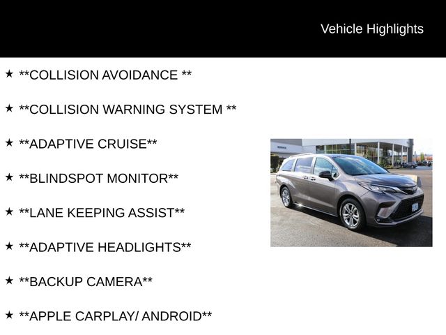 2022 Toyota Sienna XSE 2