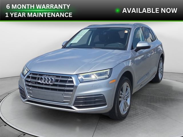Silver Metallic 2019 Audi Q5 SUV / Crossover All-Wheel Drive 7-Speed Automatic