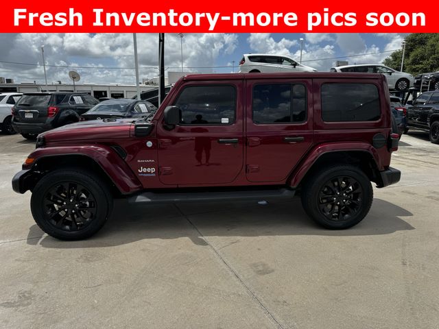 2022 Jeep Wrangler Unlimited Sahara 4xe Red at Emmons Autoplex