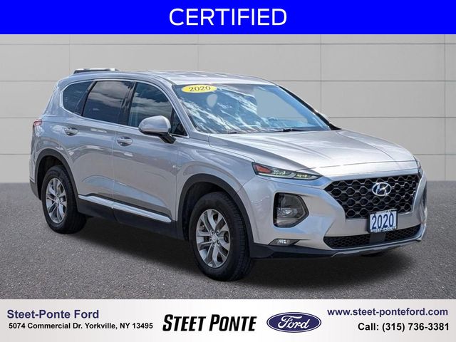 Shimmering Silver Pearl 2020 Hyundai Santa Fe SUV / Crossover All-Wheel Drive 8-Speed Automatic