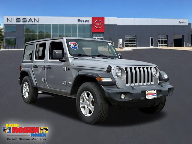 Billet Silver Metallic Clearcoat 2019 Jeep Wrangler SUV / Crossover Four-Wheel Drive 8-Speed Automatic