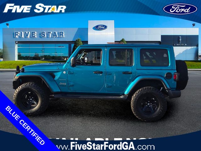 Certified Used 2020 Beige Jeep Unlimited Sahara image 4