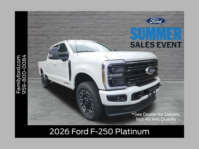 Star White Metallic Tri-Coat 2026 Ford F-250 Super Duty Pickup Truck Four-Wheel Drive Automatic