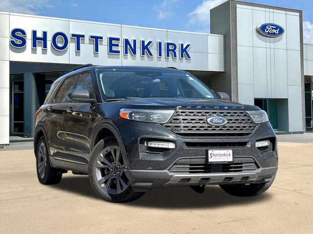 Black Metallic 2021 Ford Explorer SUV / Crossover Rear-Wheel Drive Automatic
