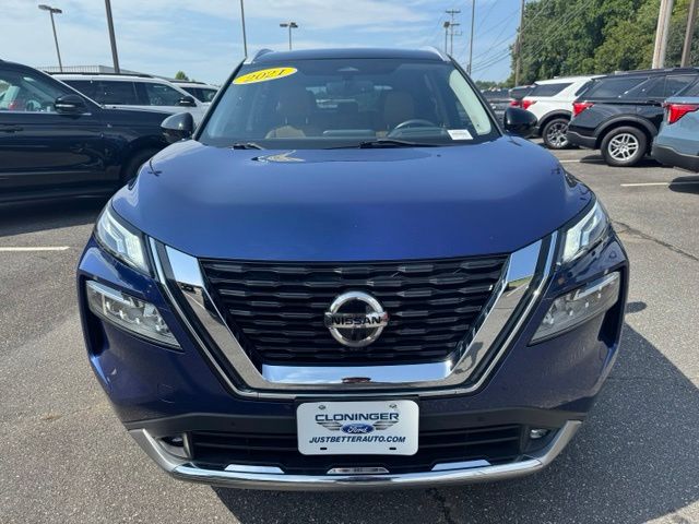 Used 2021 Blue Nissan Platinum image 2