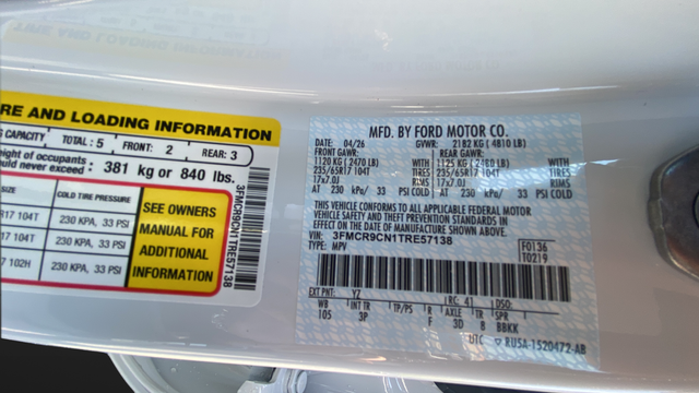 New 2026 Oxford White Ford Outer Banks image 27