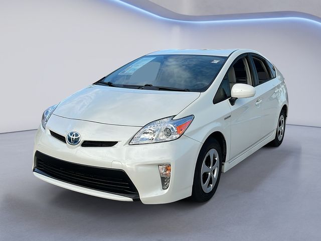 White (Blizzard Pearl) 2014 Toyota Prius Hatchback Front-Wheel Drive Continuously Variable Transmission