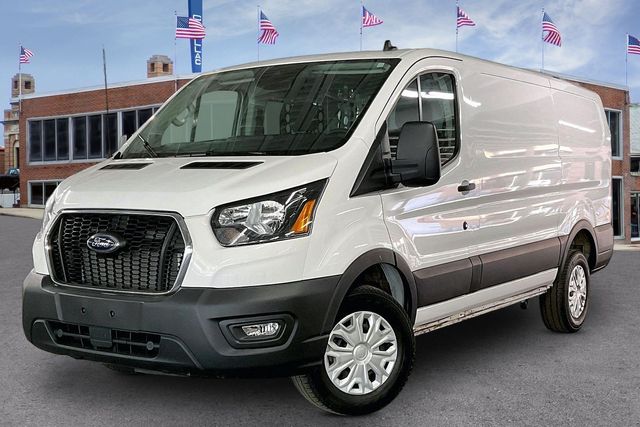 Oxford White 2025 Ford Transit Cargo Van Rear-Wheel Drive