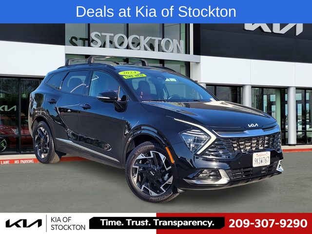 Ebony Black 2024 Kia Sportage SUV / Crossover All-Wheel Drive 8-Speed Automatic