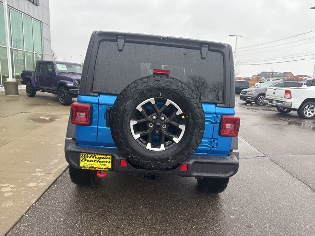 2026 Jeep Wrangler Rubicon - Hydro Blue Pearl Coat exterior view 5