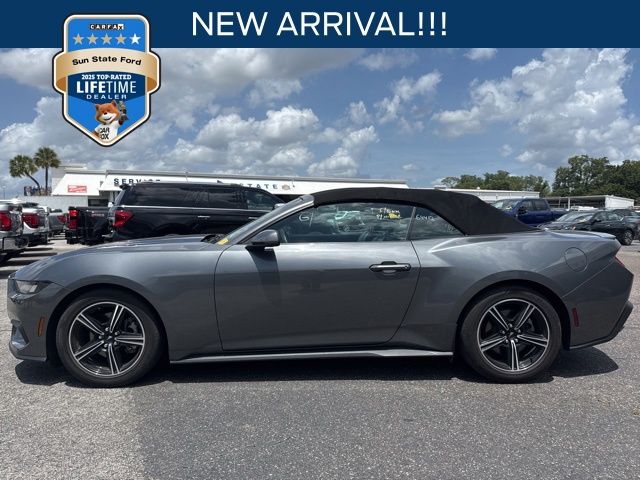 Gray Metallic 2024 Ford Mustang EcoBoost Premium Convertible RWD Convertible Rear-Wheel Drive Automatic