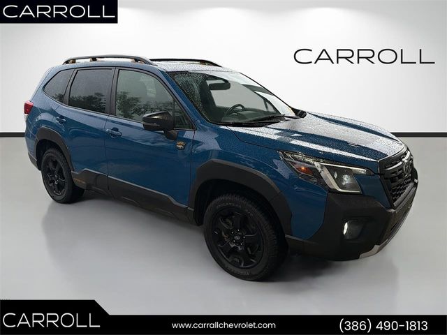 Geyser Blue 2023 Subaru Forester Wilderness Crossover AWD SUV / Crossover All-Wheel Drive Continuously Variable Transmission