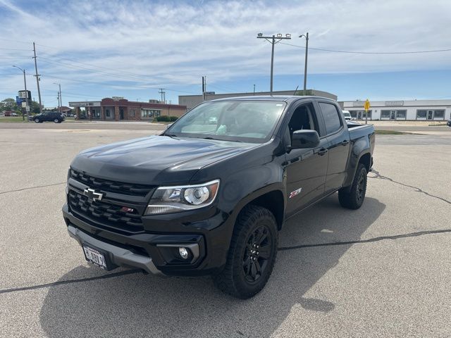 Black 2022 Chevrolet Colorado Z71 Crew Cab 4WD Pickup Truck Four-Wheel Drive 8-Speed Automatic