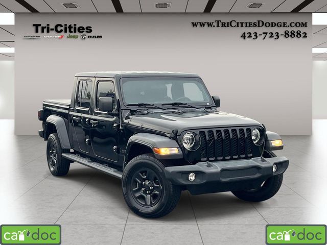 Black Clearcoat 2021 Jeep Gladiator Pickup Truck Four-Wheel Drive 8-Speed Automatic