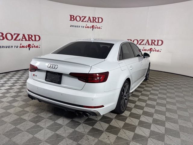2018 Glacier White Metallic Audi S4 3.0T Premium Plus quattro Sedan