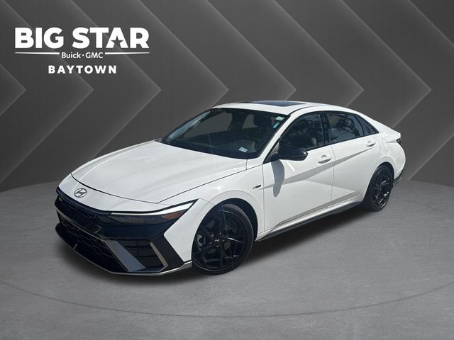 2025 Hyundai Elantra N Line White at Emmons Autoplex