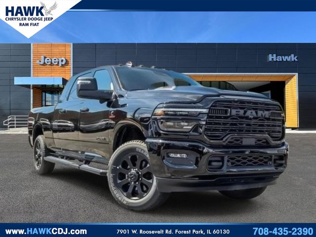 Diamond Black Crystal Pearlcoat 2025 RAM 2500 Pickup Truck Four-Wheel Drive 8-Speed Automatic