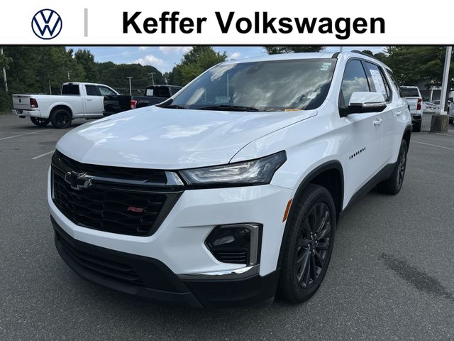 Summit White 2023 Chevrolet Traverse SUV / Crossover Four-Wheel Drive 9-Speed Automatic