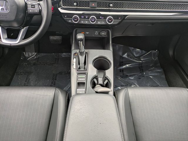 2023 Honda Civic EX-L Black at Stokes Honda North