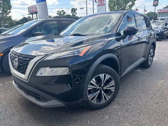 Super Black 2021 Nissan Rogue SUV / Crossover All-Wheel Drive Continuously Variable Transmission
