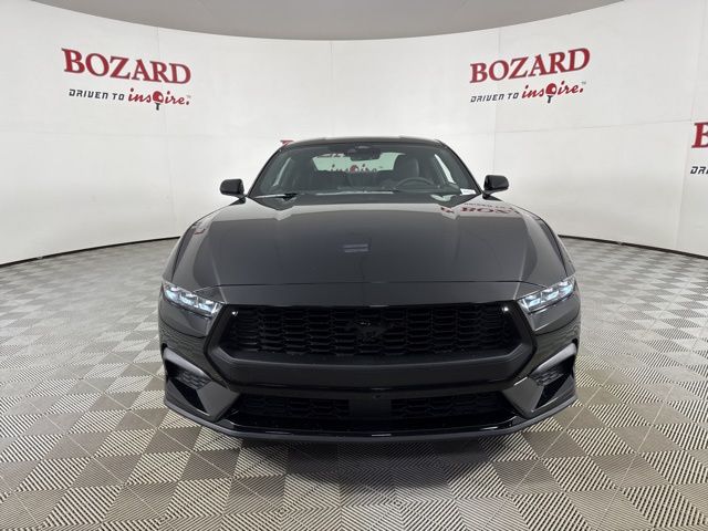 2025 Shadow Black Ford Mustang EcoBoost RWD Coupe