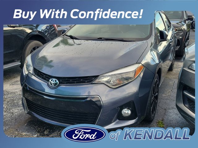 Slate Metallic 2016 Toyota Corolla Sedan Front-Wheel Drive Continuously Variable Transmission