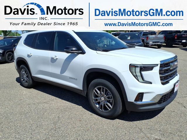 Summit White 2025 GMC Acadia SUV / Crossover Four-Wheel Drive 8-Speed Automatic