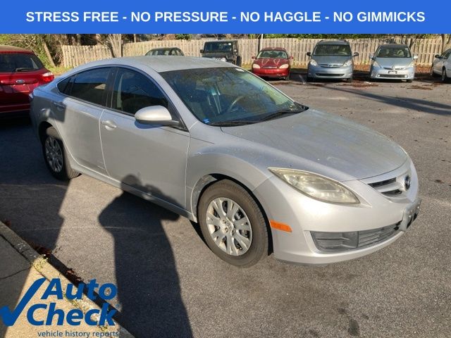 Brilliant Silver Metallic 2010 Mazda MAZDA6 i Sport Sedan Front-Wheel Drive 5-Speed Automatic Overdrive