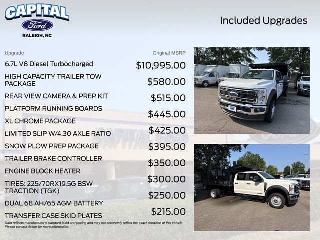 New 2026 White Ford 12FT DUMP/CURBSIDE DOOR image 3