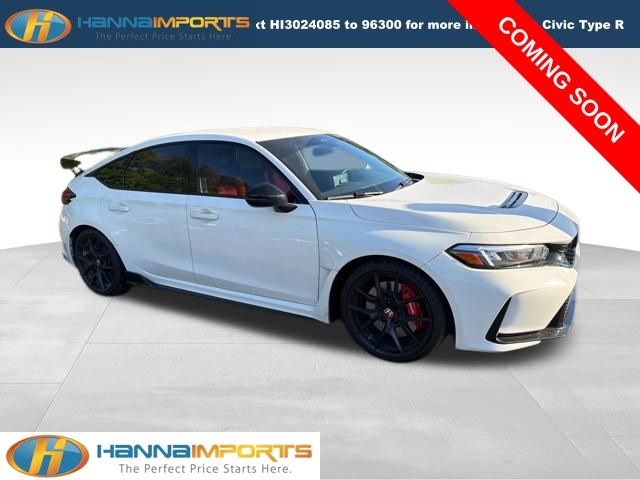Championship White 2024 Honda Civic Type R FWD Hatchback Front-Wheel Drive 6-Speed Manual